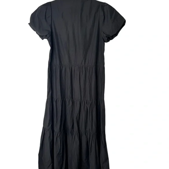 Brochu Walker The Havana Iconic Classic Shirt Maxi Dress Puff Sleeves XS - Picture 11 of 14